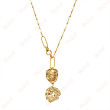 pattern gold necklace box chain